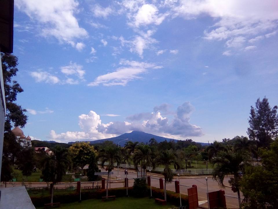 Bud Dajo on Jolo Island, viewed from the National Museum in Jolo.