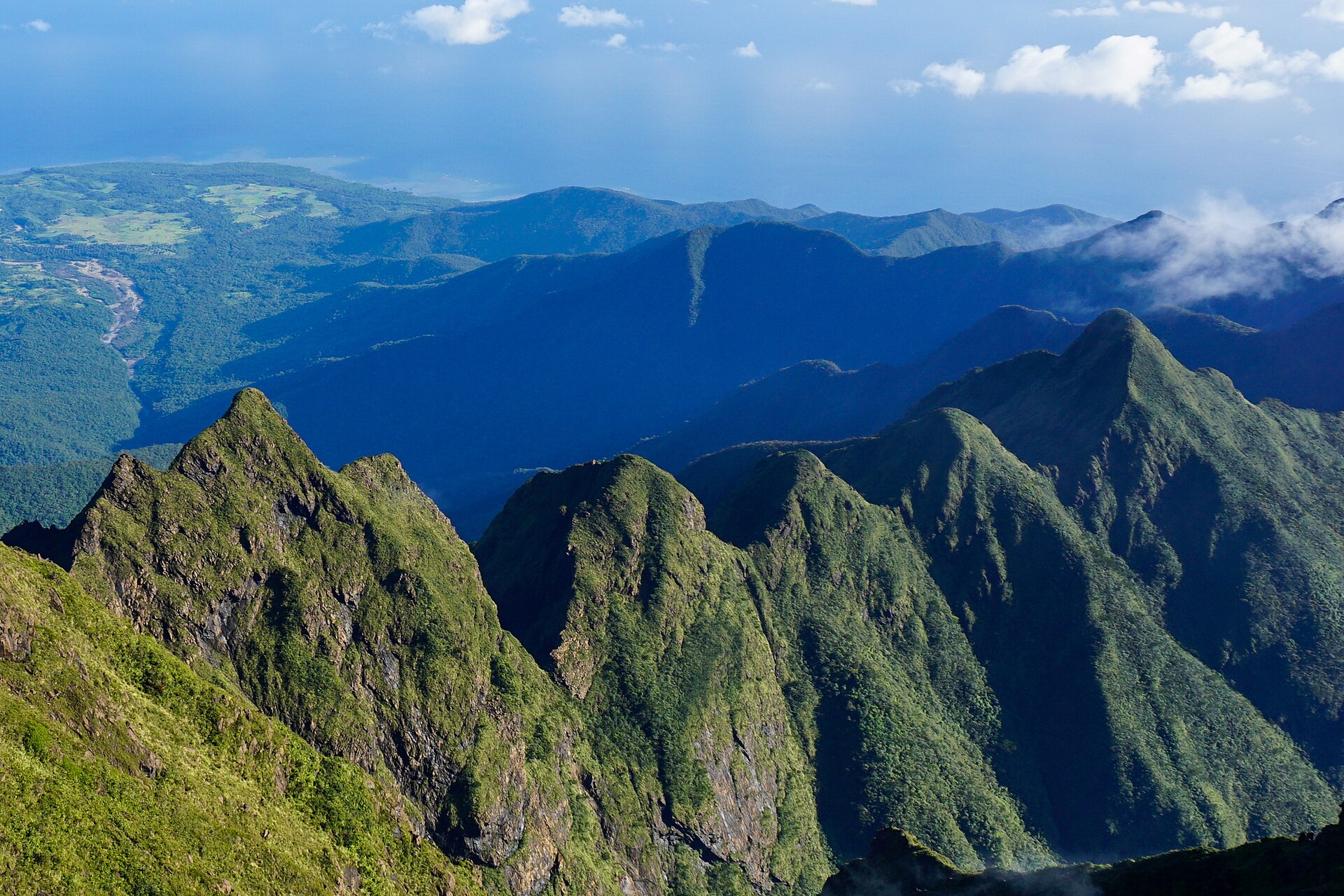 The jagged summit ridge of Mount Guiting-Guiting on Sibuyan.